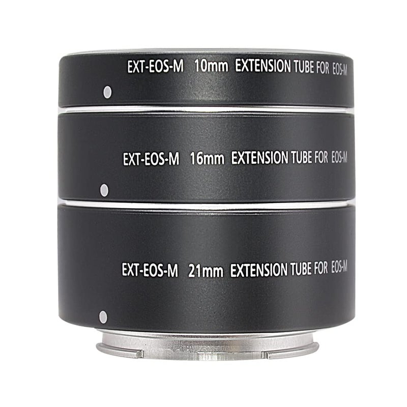Mcoplus Metal Auto Focus Macro Extension Tube Set for EOS EF-M Monut M6 M2 M3 M5 M50 M100 M200 Cameras - Image 1